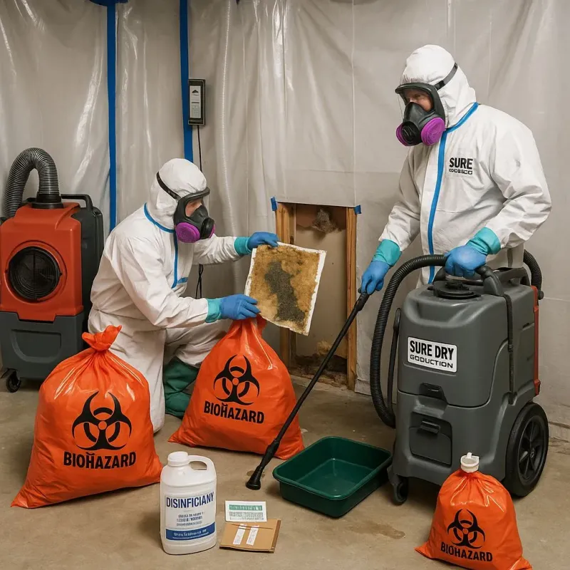 Contaminated Water Handling Protocols process in Jauca, PR